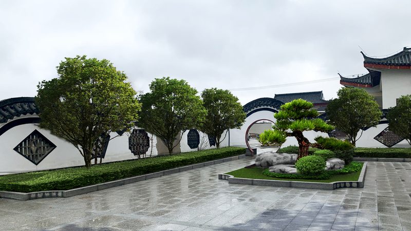 上海别墅花园设计效果图：如何打造私人绿意空间**